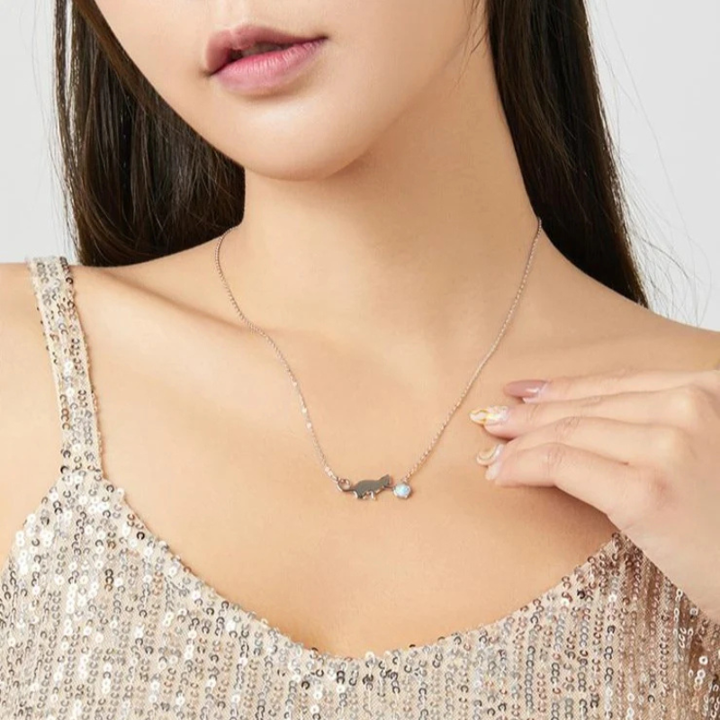 Collier Vintage Kitty