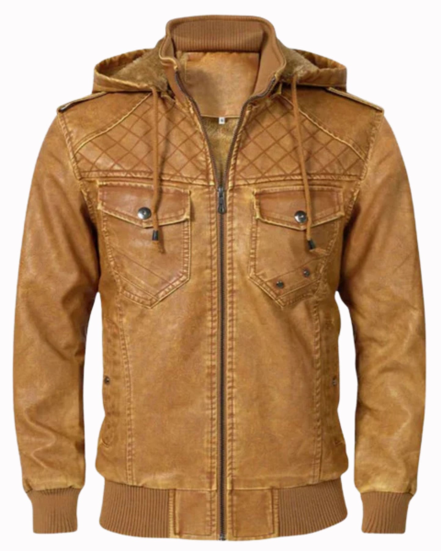 Veste en Cuir de Luxe