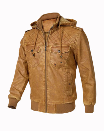 Veste en Cuir de Luxe