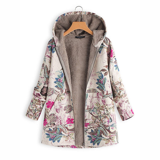 Lilou | Veste en Fleece Floral
