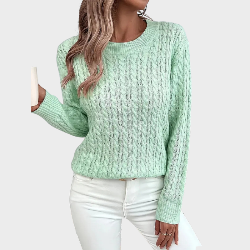 Bernila | Pull en Tricot à Câbles pour Femmes