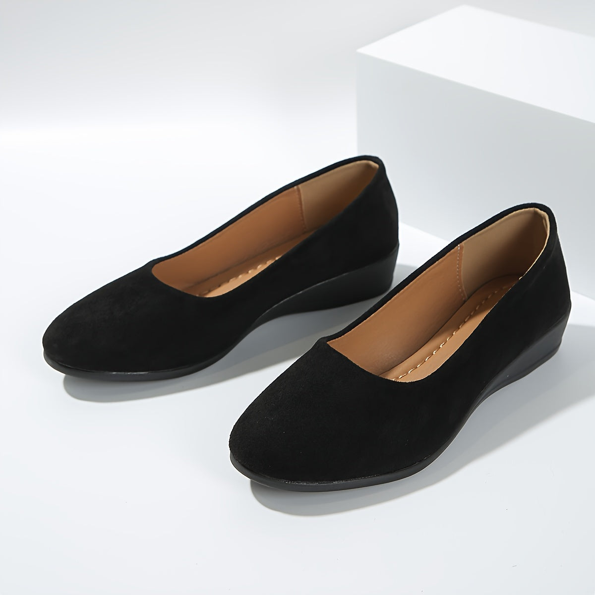 Éliane | Comfortable Ballet Flats with Wedge Heel