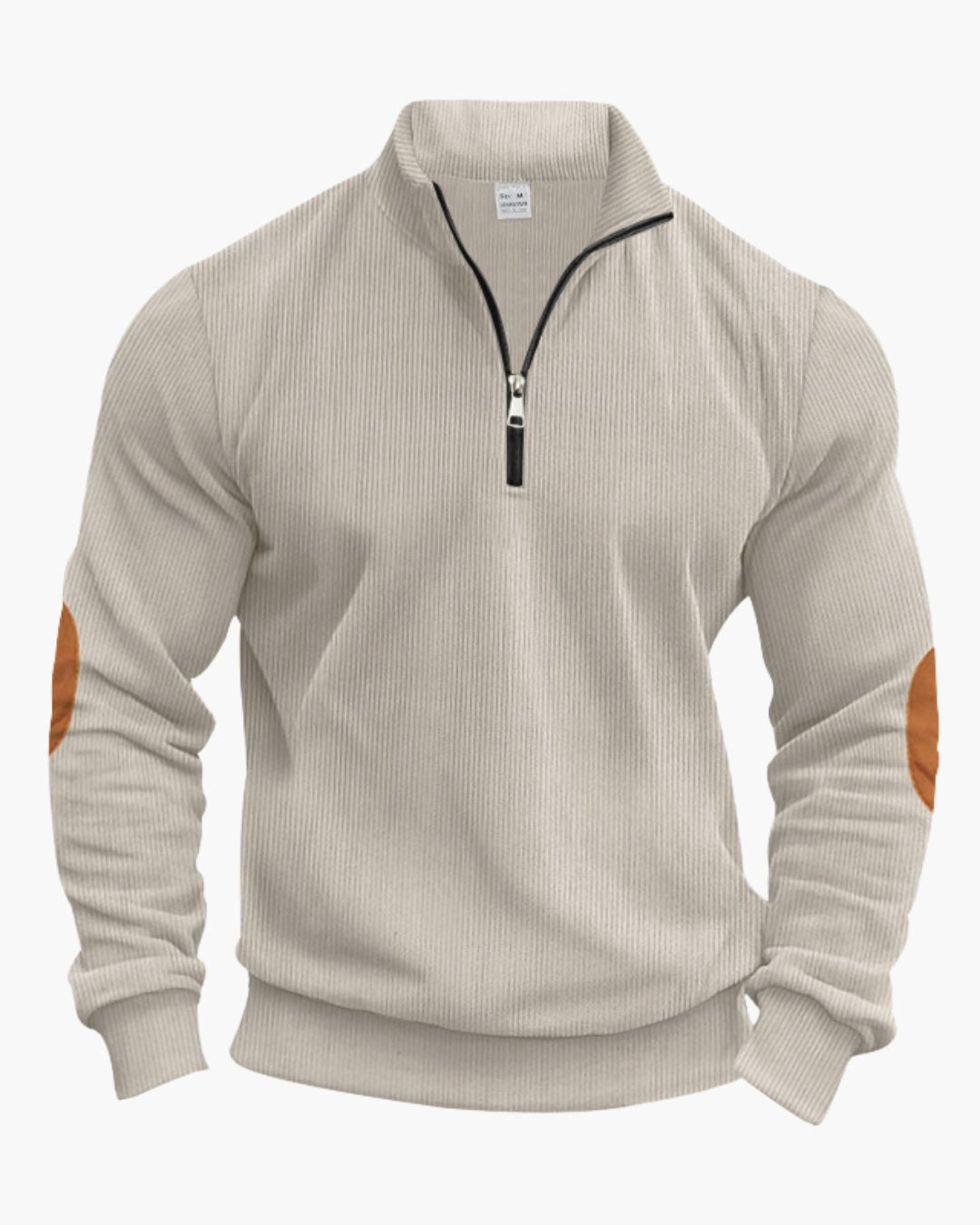 Le Sweat à Col Montant en Corderoy