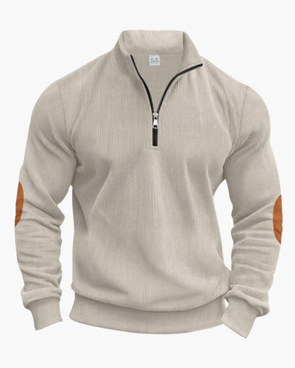 Le Sweat à Col Montant en Corderoy