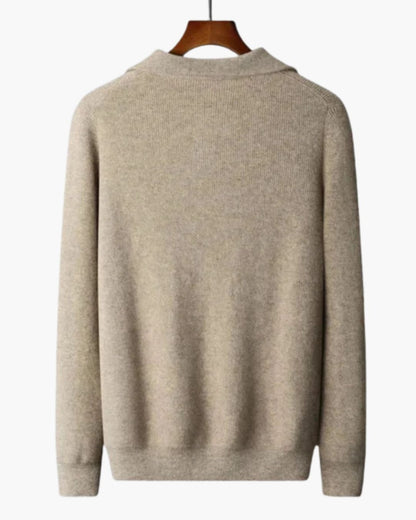 Pull en Cachemire Portofino à Zip Demi