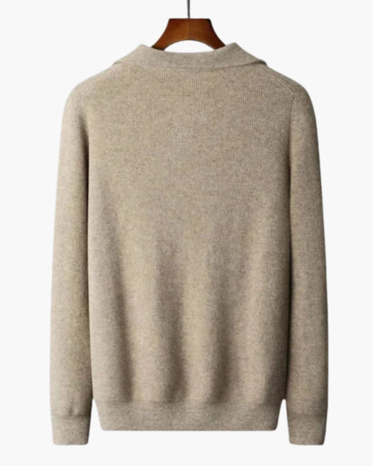 Pull en Cachemire Portofino à Zip Demi