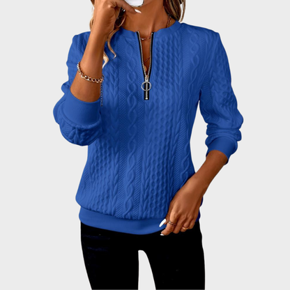 Amélie | Pull en Maille à Zip