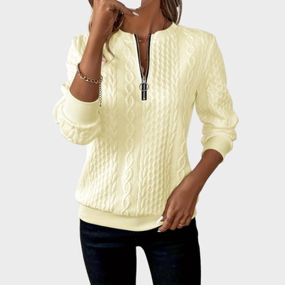 Amélie | Pull en Maille à Zip