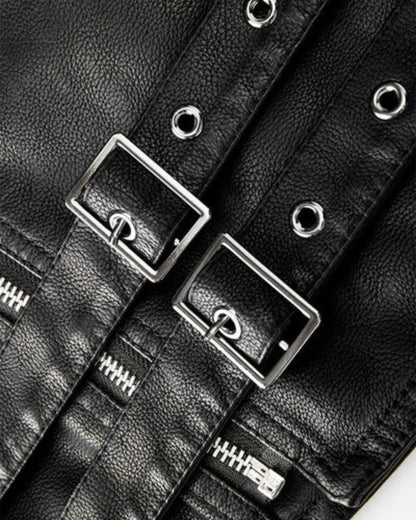 Veste en Cuir Boulevard