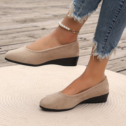 Éliane | Comfortable Ballet Flats with Wedge Heel