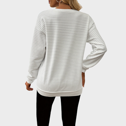 Lydia | Pull structuré zippé pour femmes