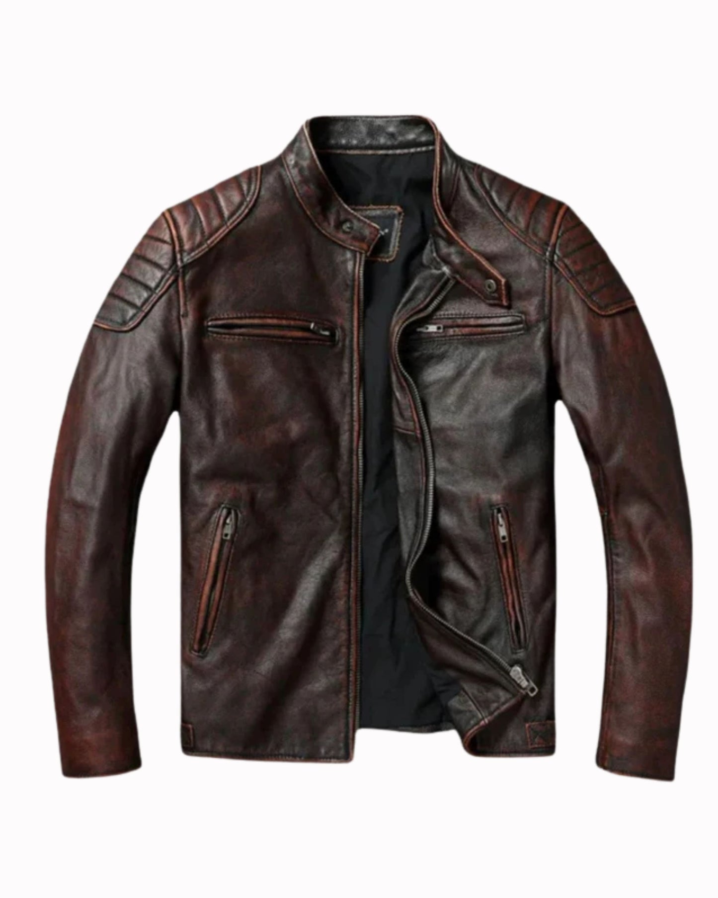 Veste en Cuir Vintage