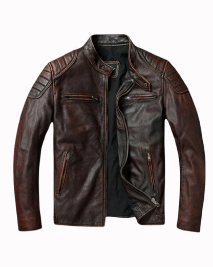 Veste en Cuir Vintage