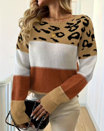 Pull Léopard Élégant