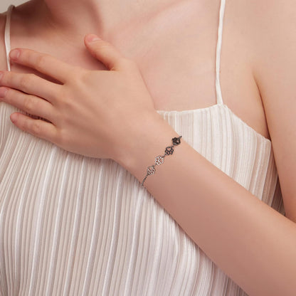 Bracelet avec empreinte de patte – Taille réglable