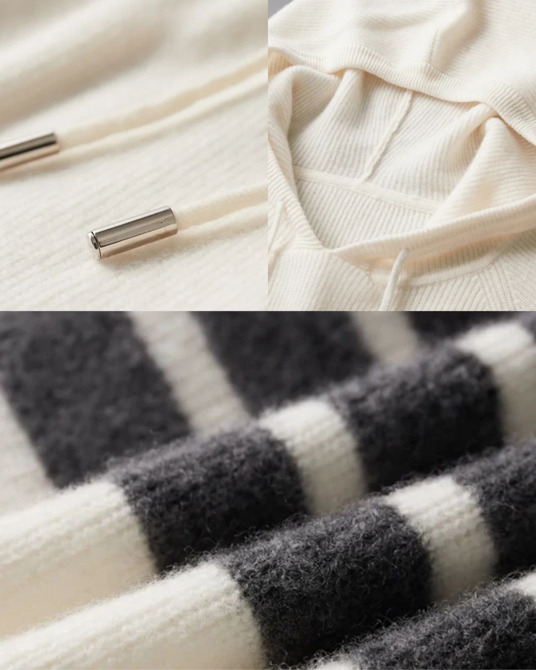 Hoodie en Laine Mérinos Arezzo