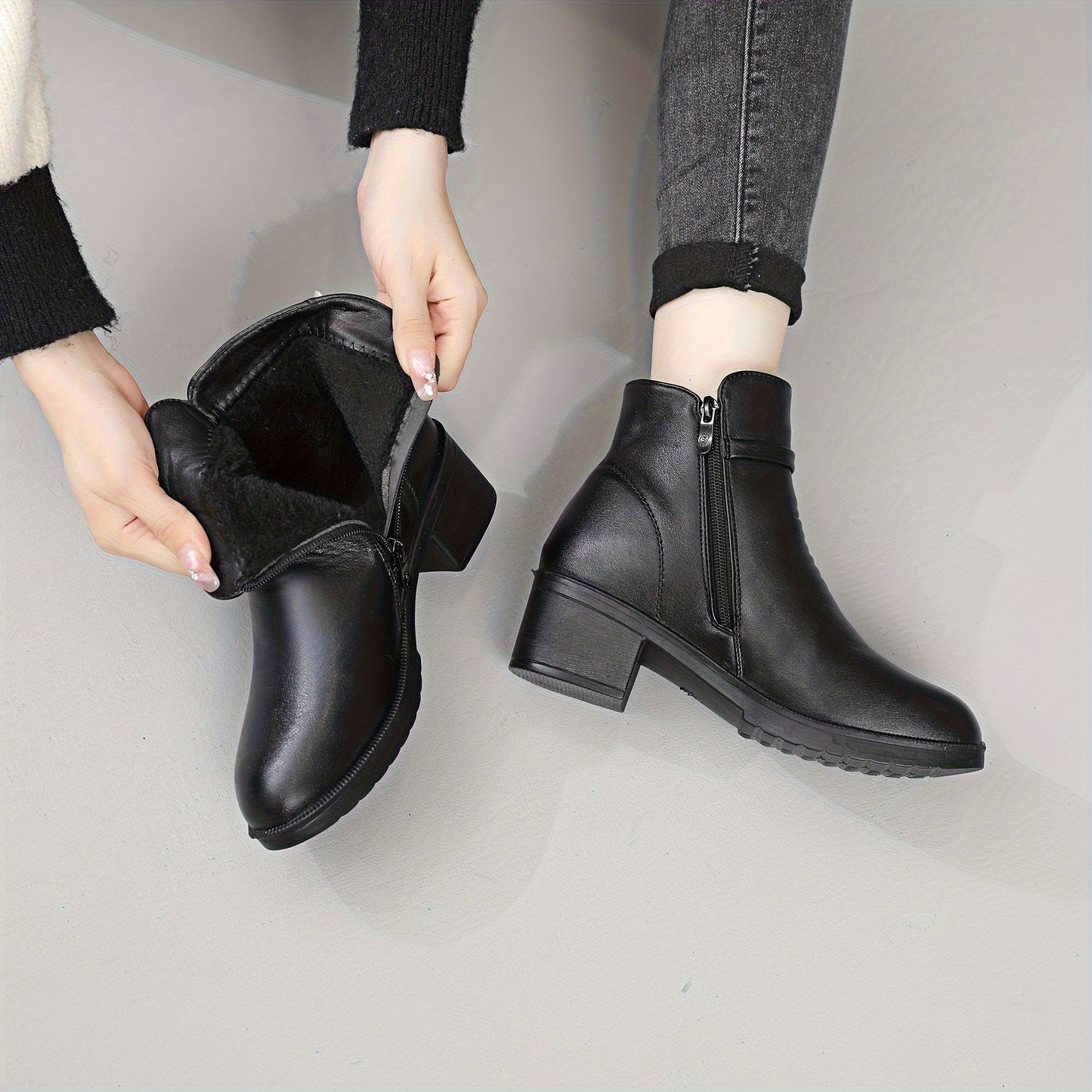 Noémie | Winter Comfort Ankle Boots