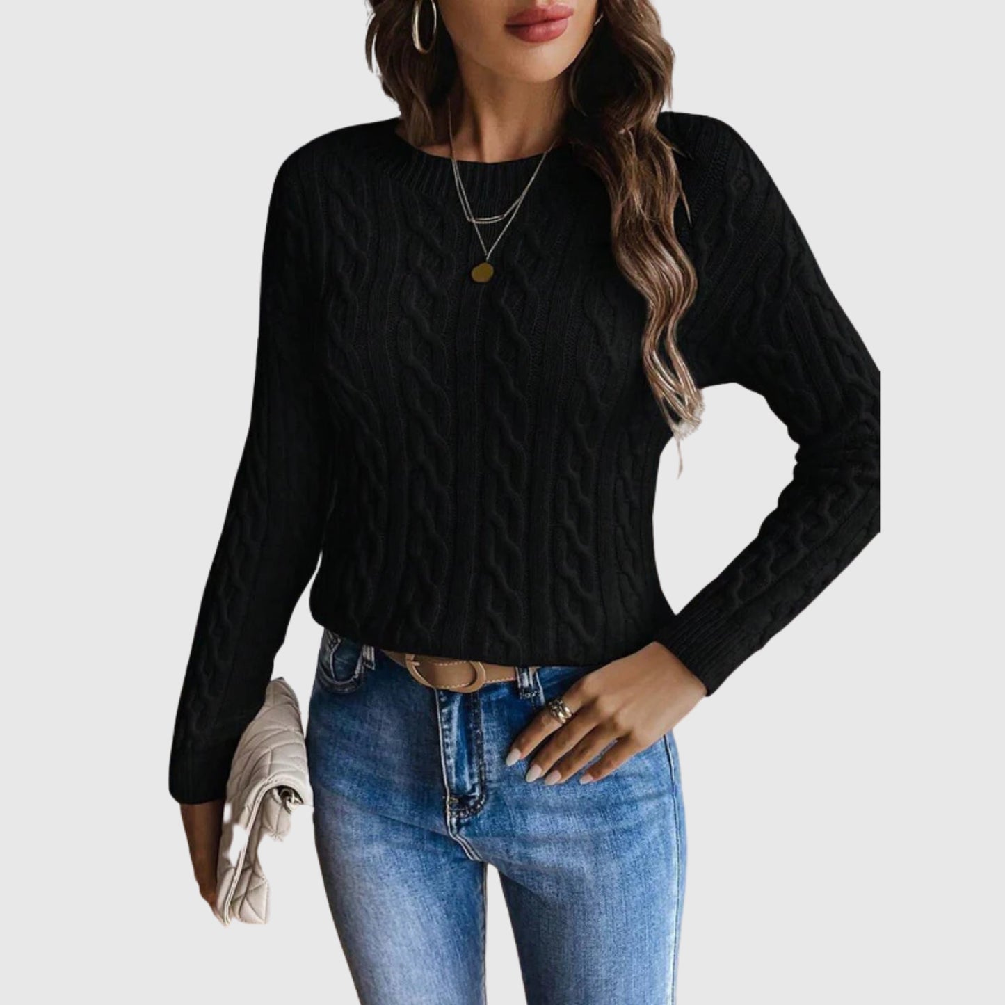 Emery | Pull en Maille Câble Confortable