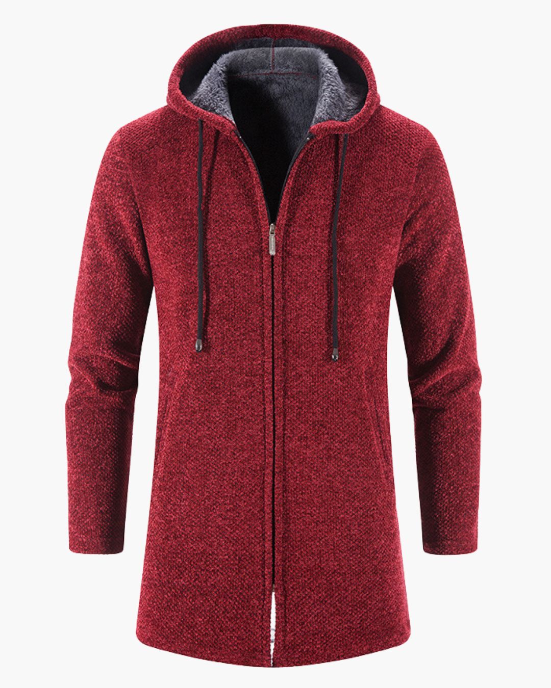 Le Cardigan à Capuche en Fleece