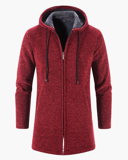 Le Cardigan à Capuche en Fleece