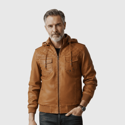 Veste en Cuir de Luxe