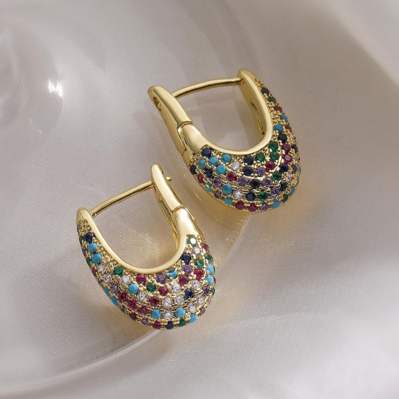 Soline | Créoles Éclat Arc-en-ciel