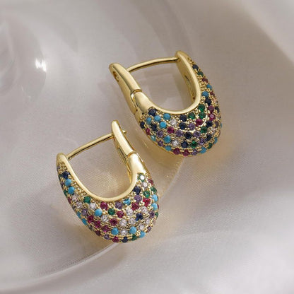 Soline | Créoles Éclat Arc-en-ciel