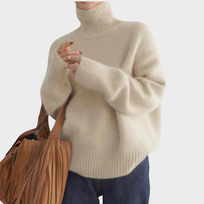 Isabella | Pull en Cachemire Col Montant