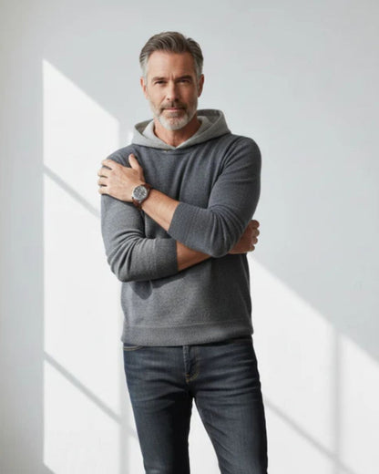 Hoodie en Laine Mérino Nova