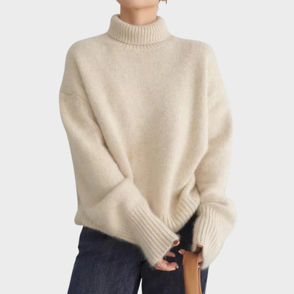 Isabella | Pull en Cachemire Col Montant