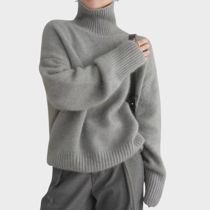Isabella | Pull en Cachemire Col Montant