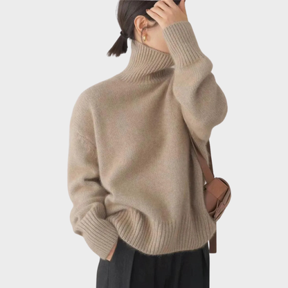 Isabella | Pull en Cachemire Col Montant