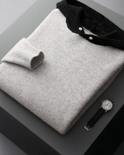 Hoodie en Laine Mérino Nova