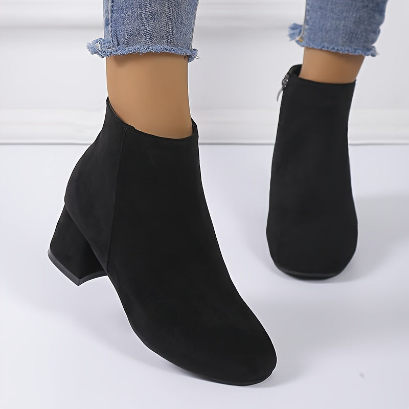 Colette | Comfortable ankle boots with a block heel