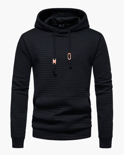 Le Pull à Capuche Jacquard