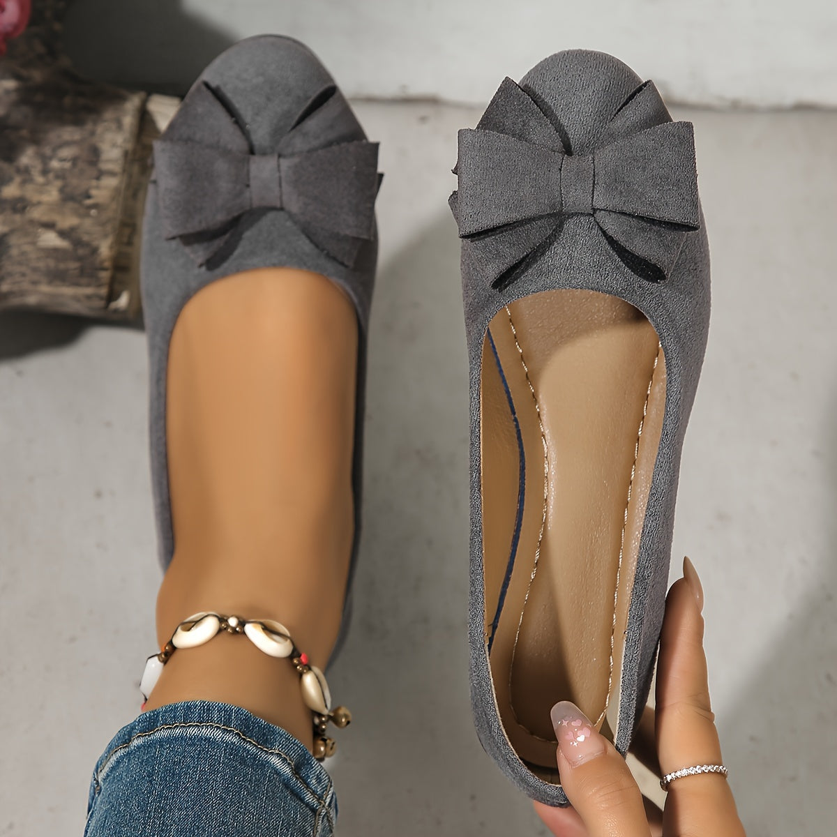 Camélia | Comfort ballet flats with refined support