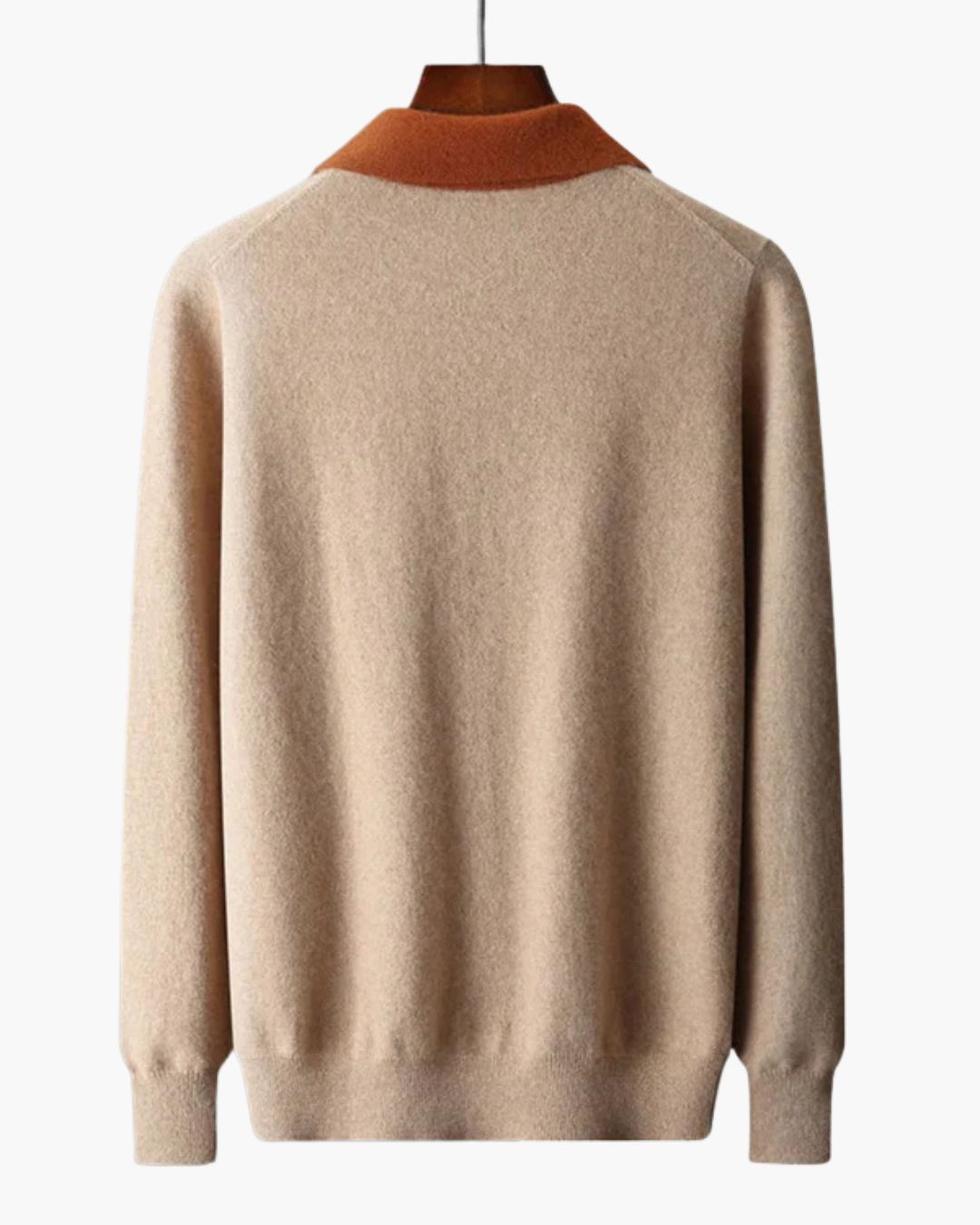 Polo zippé en cachemire Castelle