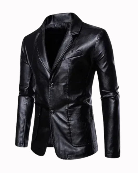 Business Casual Leather Jacket
