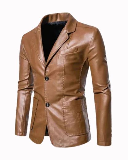 Business Casual Leather Jacket