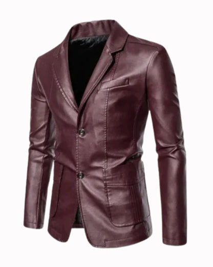 Business Casual Leather Jacket