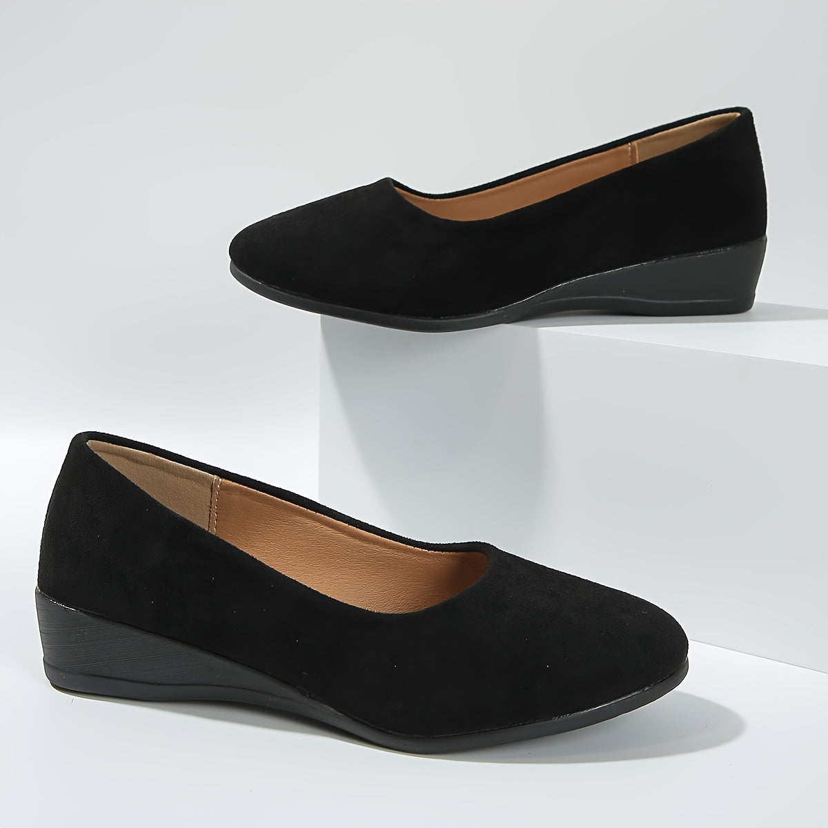 Éliane | Comfortable Ballet Flats with Wedge Heel