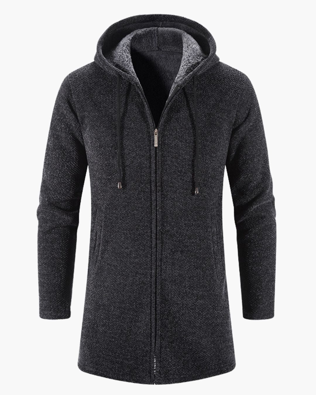 Le Cardigan à Capuche en Fleece