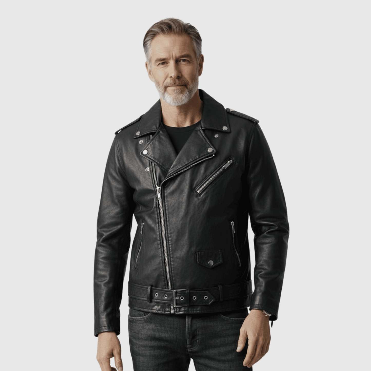 Veste en Cuir Boulevard