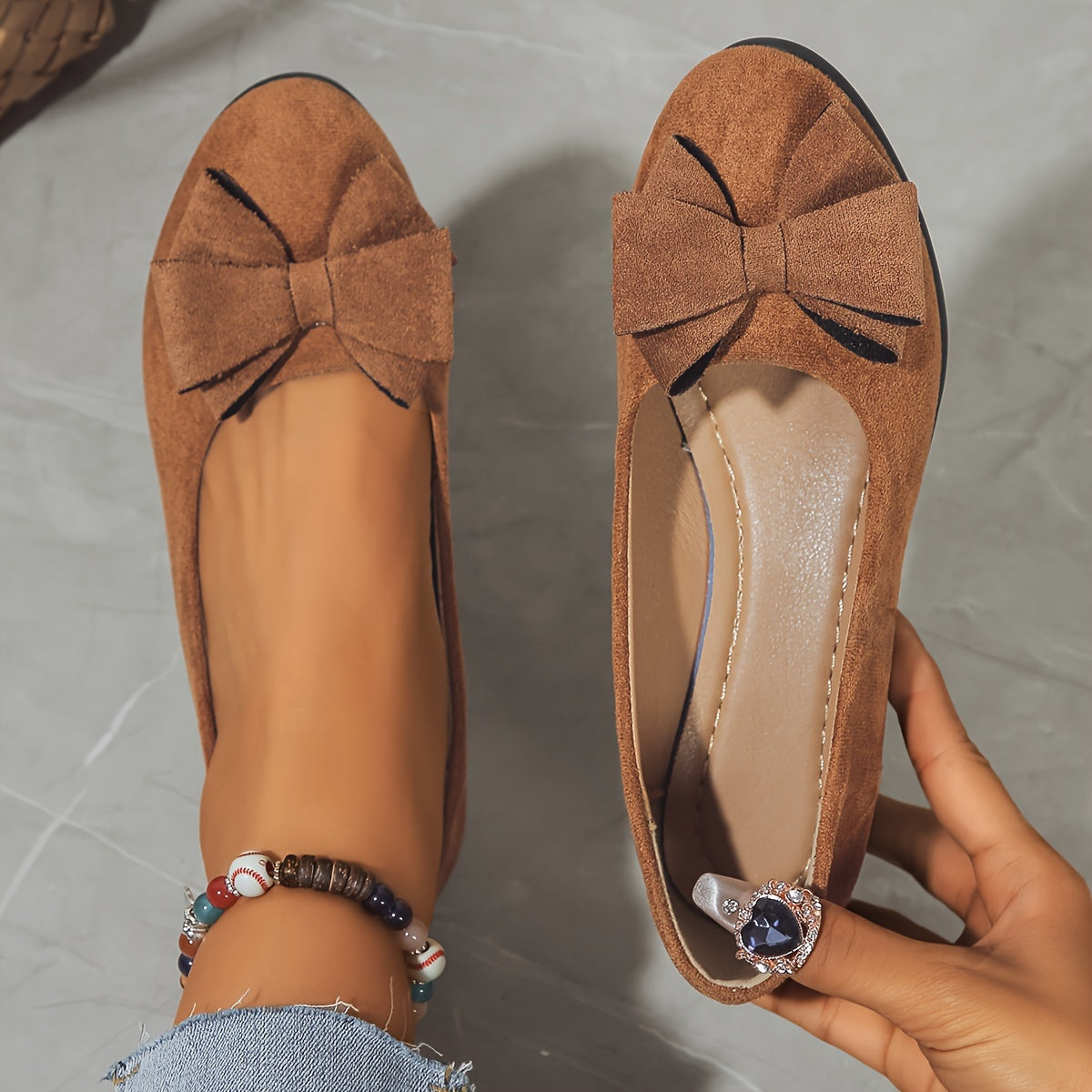 Camélia | Comfort ballet flats with refined support
