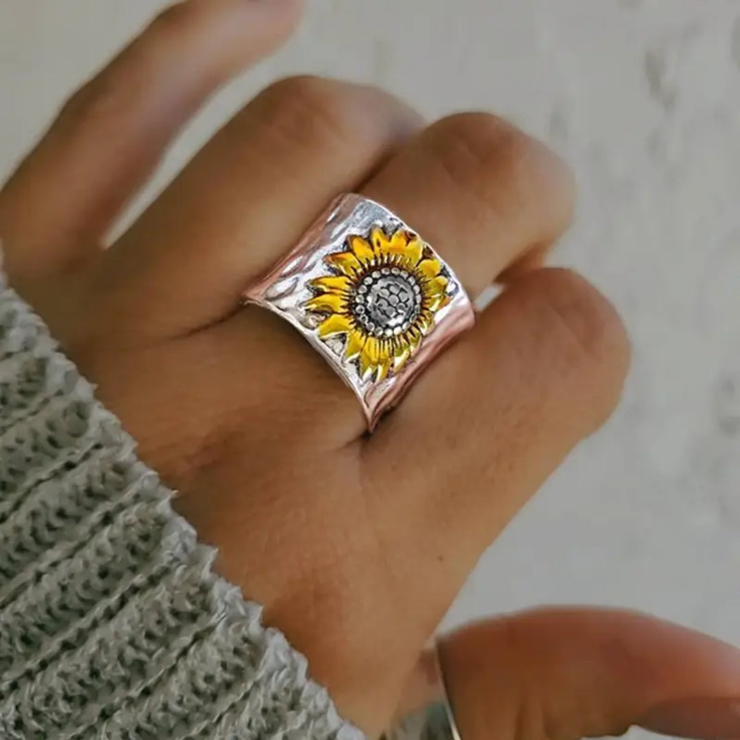 Bague en Argent Sentier de Tournesol