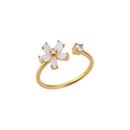 Annette | Bague Fleur Cinq Pétales