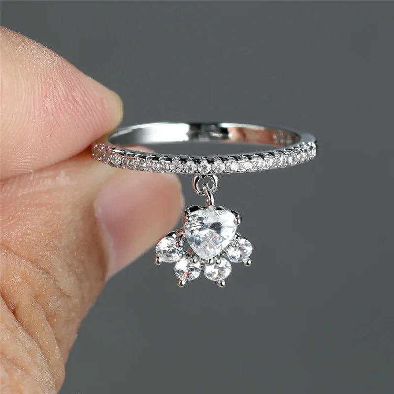 Francine | Bague Patte & Cœur