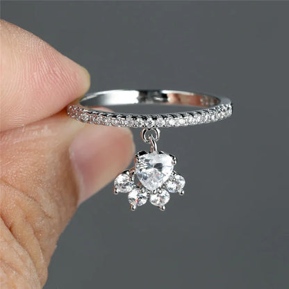 Francine | Bague Patte & Cœur