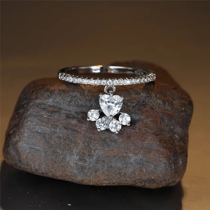 Francine | Bague Patte & Cœur