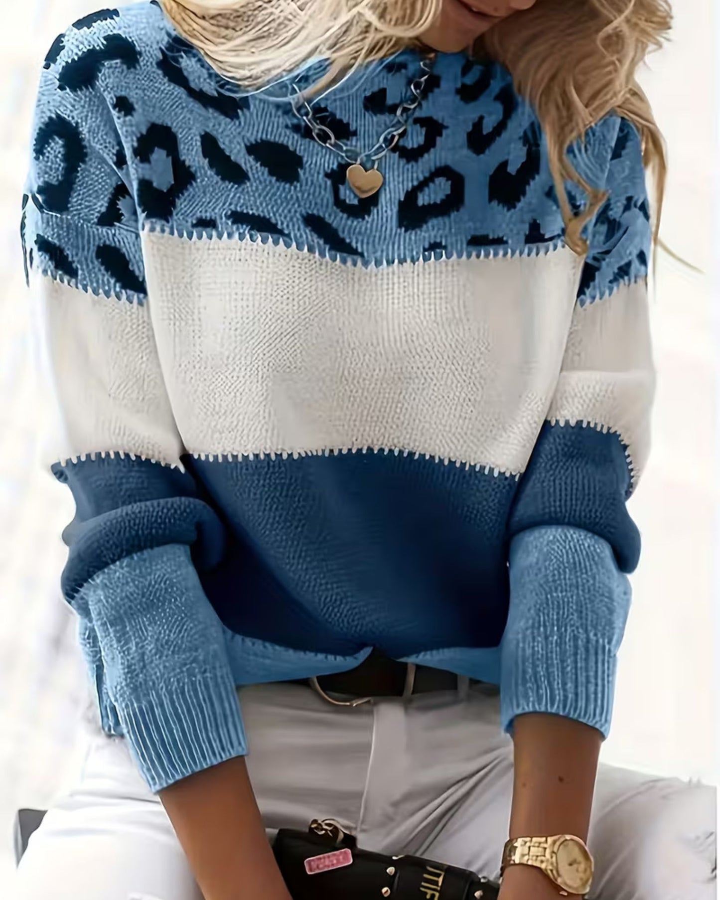 Pull Léopard Élégant